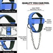 Weight Lifting Neck Harness for Head & Neck Strength Training with Chain - Image 2