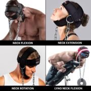 Weight Lifting Neck Harness for Head & Neck Strength Training with Chain - Image 5