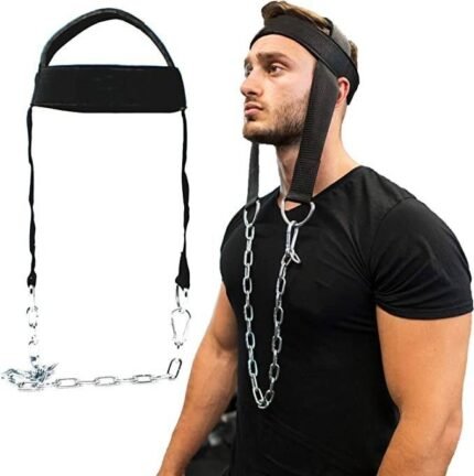 Head & Neck Strength Training Harness with Chain