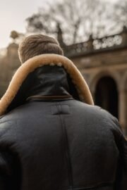 Men's B3 RAF Aviator Shearling Leather Jacket - Image 6