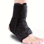 Adjustable Ankle Support Brace 1 Pair Elastic Ankle Guard for Sports & Recovery - Image 4