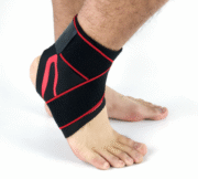 Ankle Strap 1 Pair High Quality Polyester & Latex Yarn Support for Injury Protection - Image 2