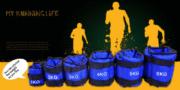 Waterproof Adjustable 2kg Ankle Weights for Home, Gym & Rehabilitation Training - Image 2